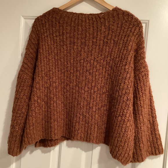 Chunky Knit Cropped Sweater M - Picture 3 of 12